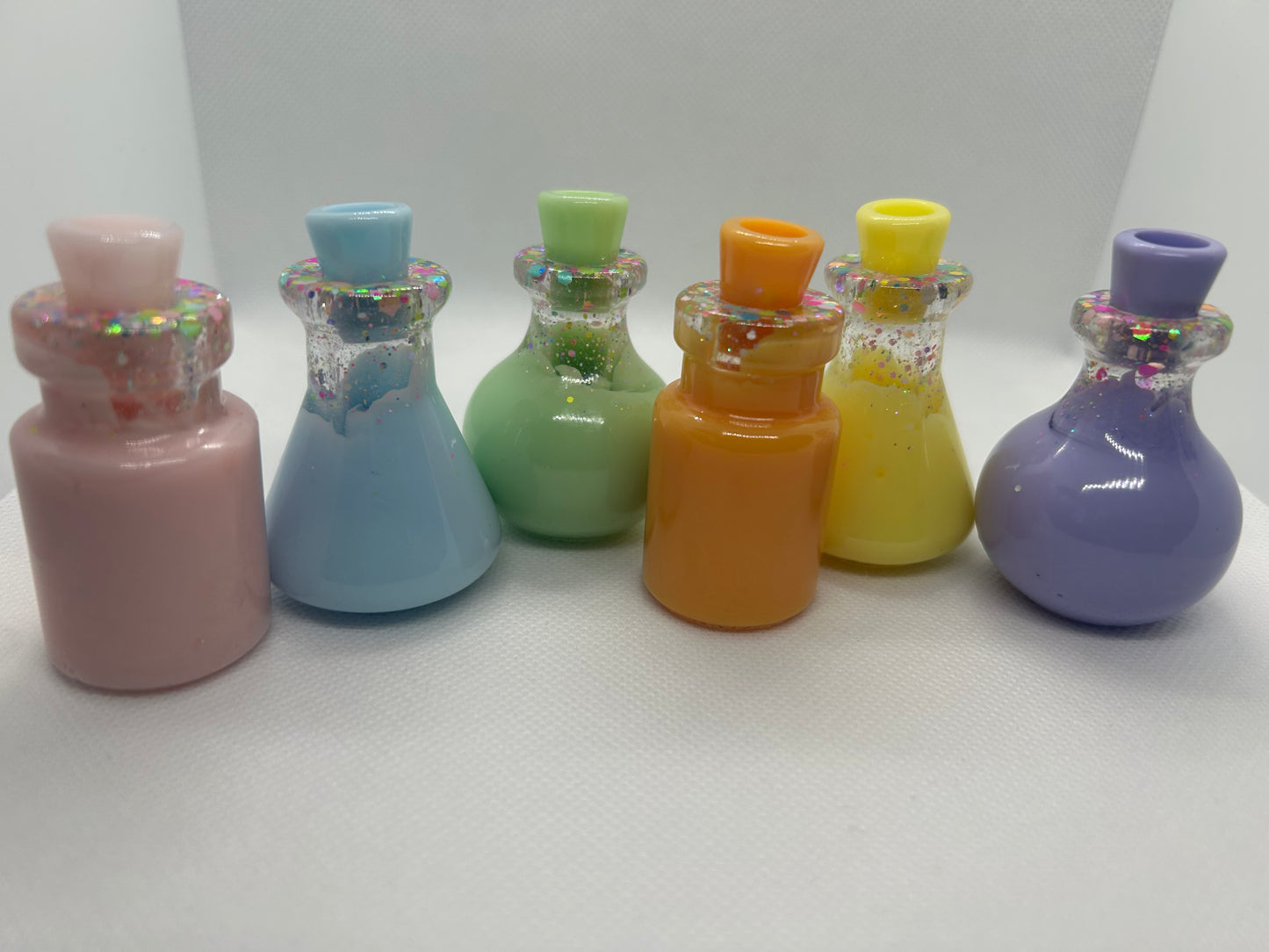Mini potion bottles with bungs
