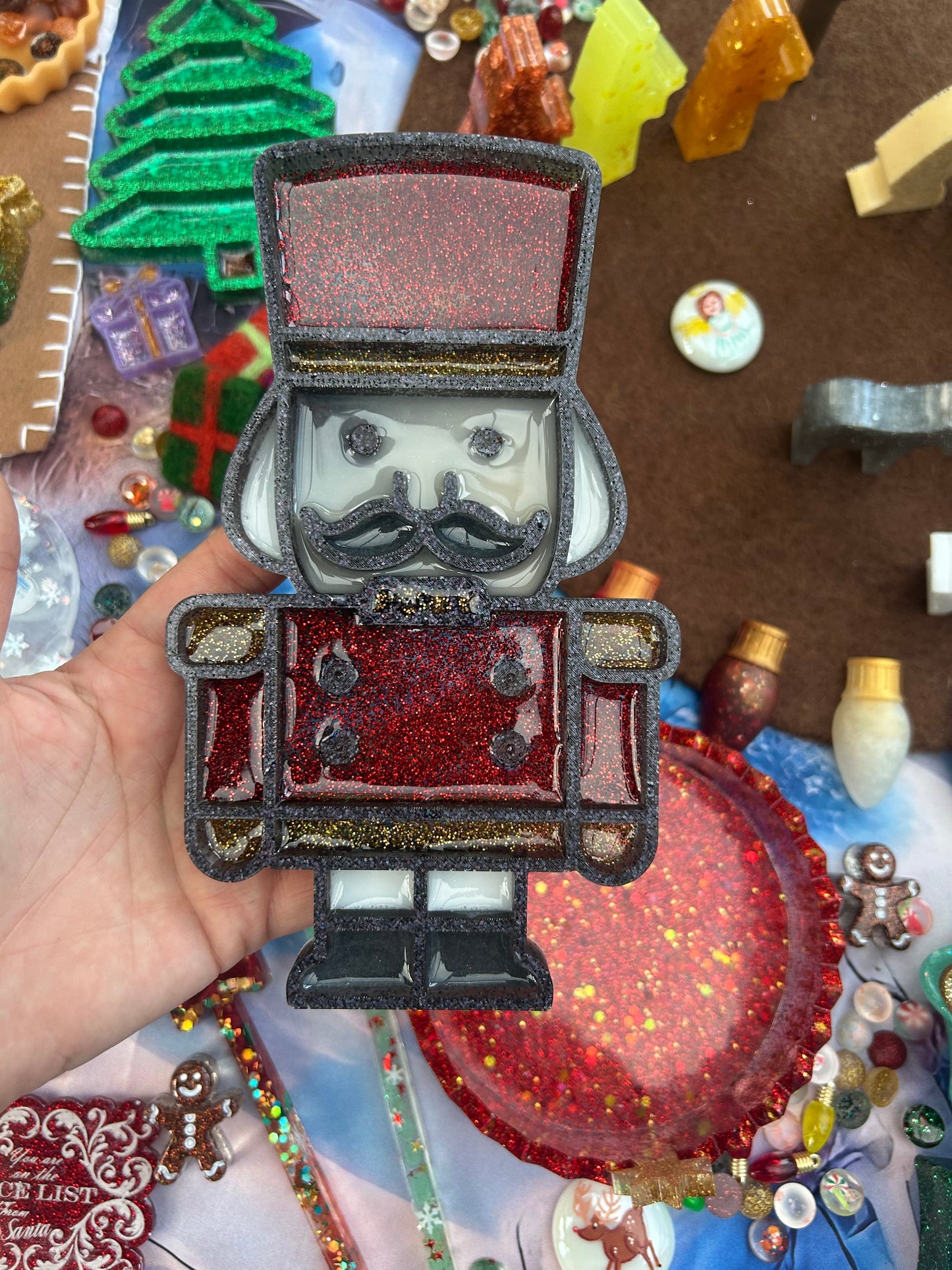 Nutcracker sensory tray
