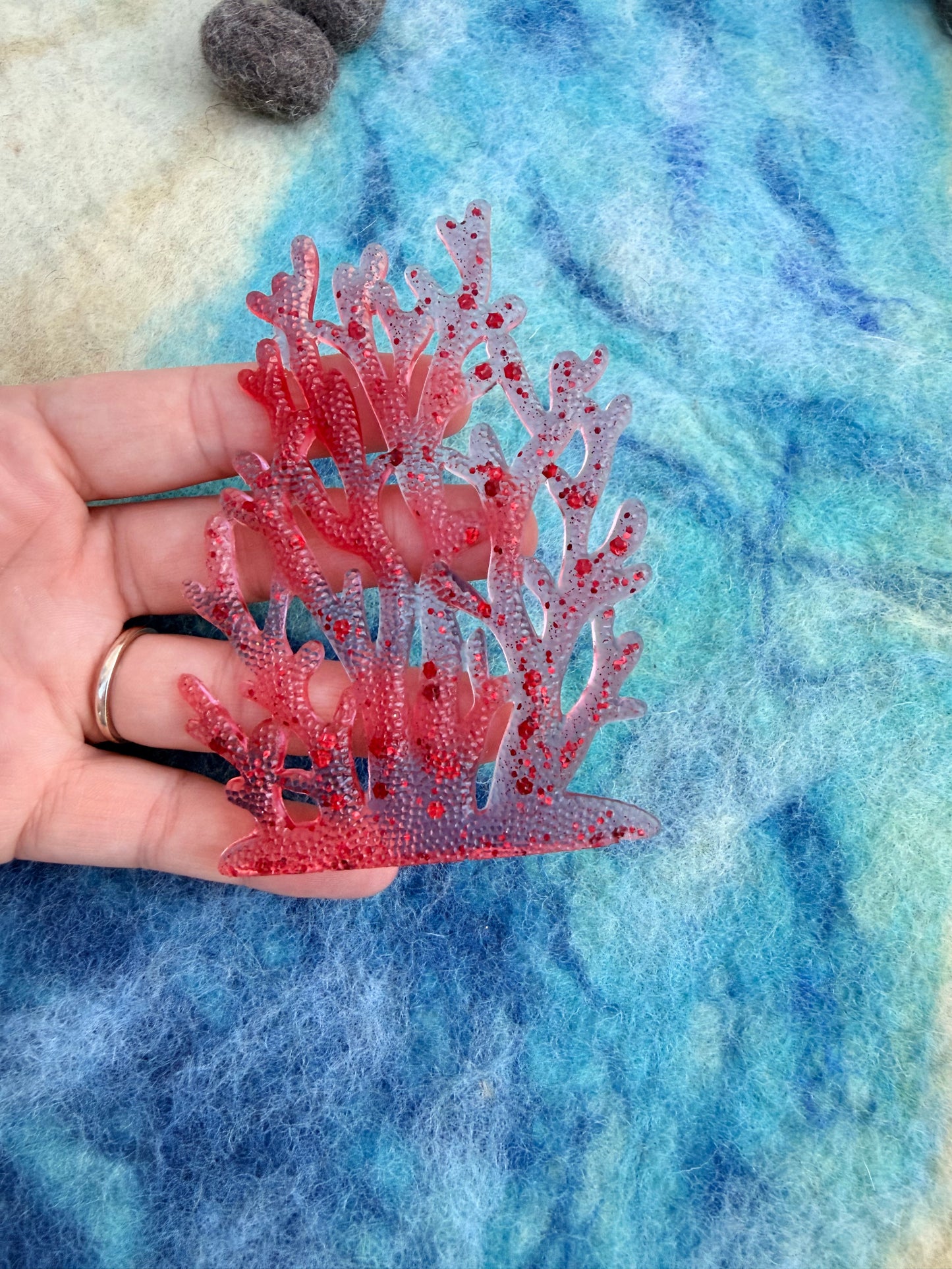 Ready made red coral