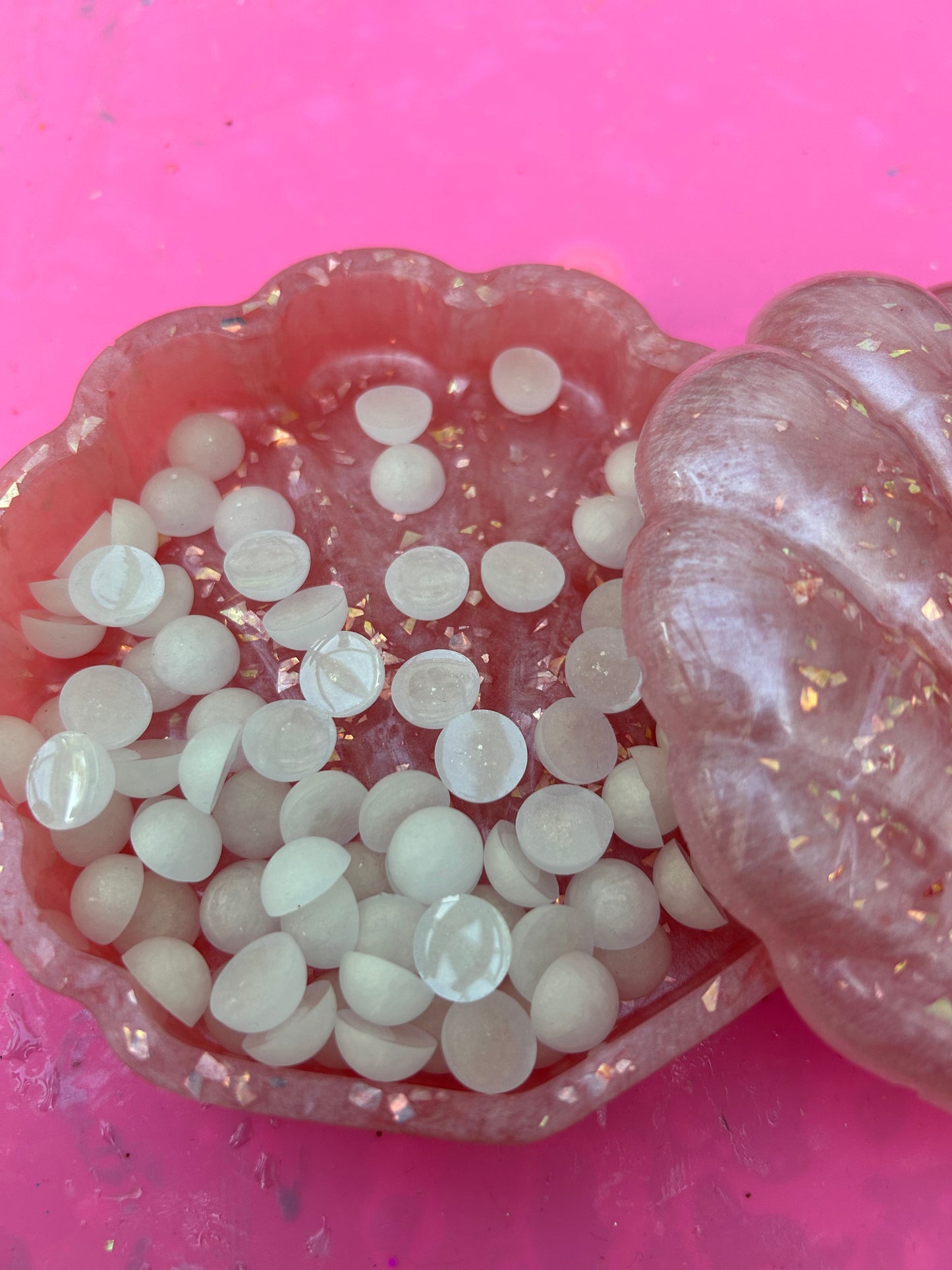XL Shell trinket dish with pearl Reusabase