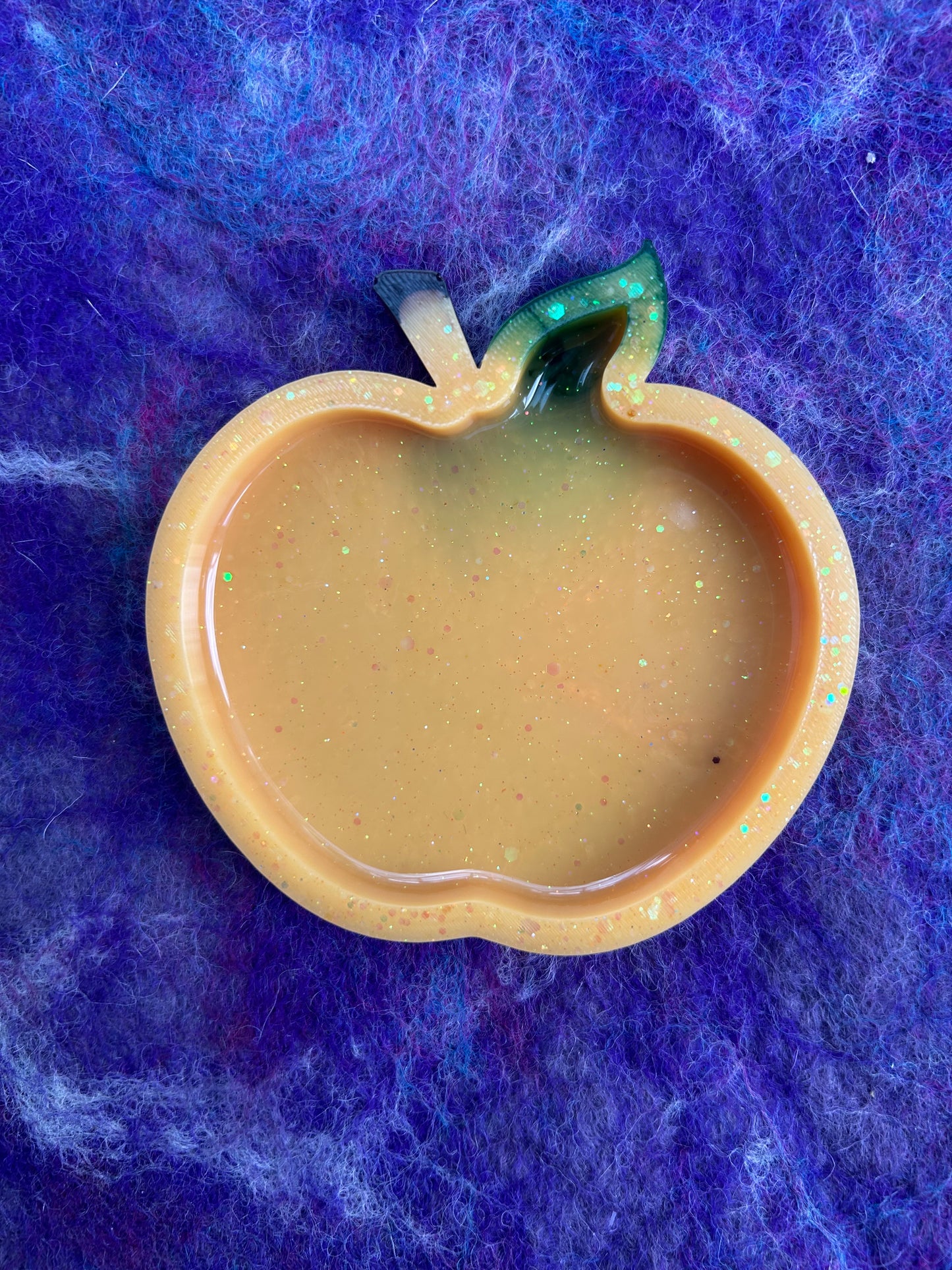 Peach sensory tray