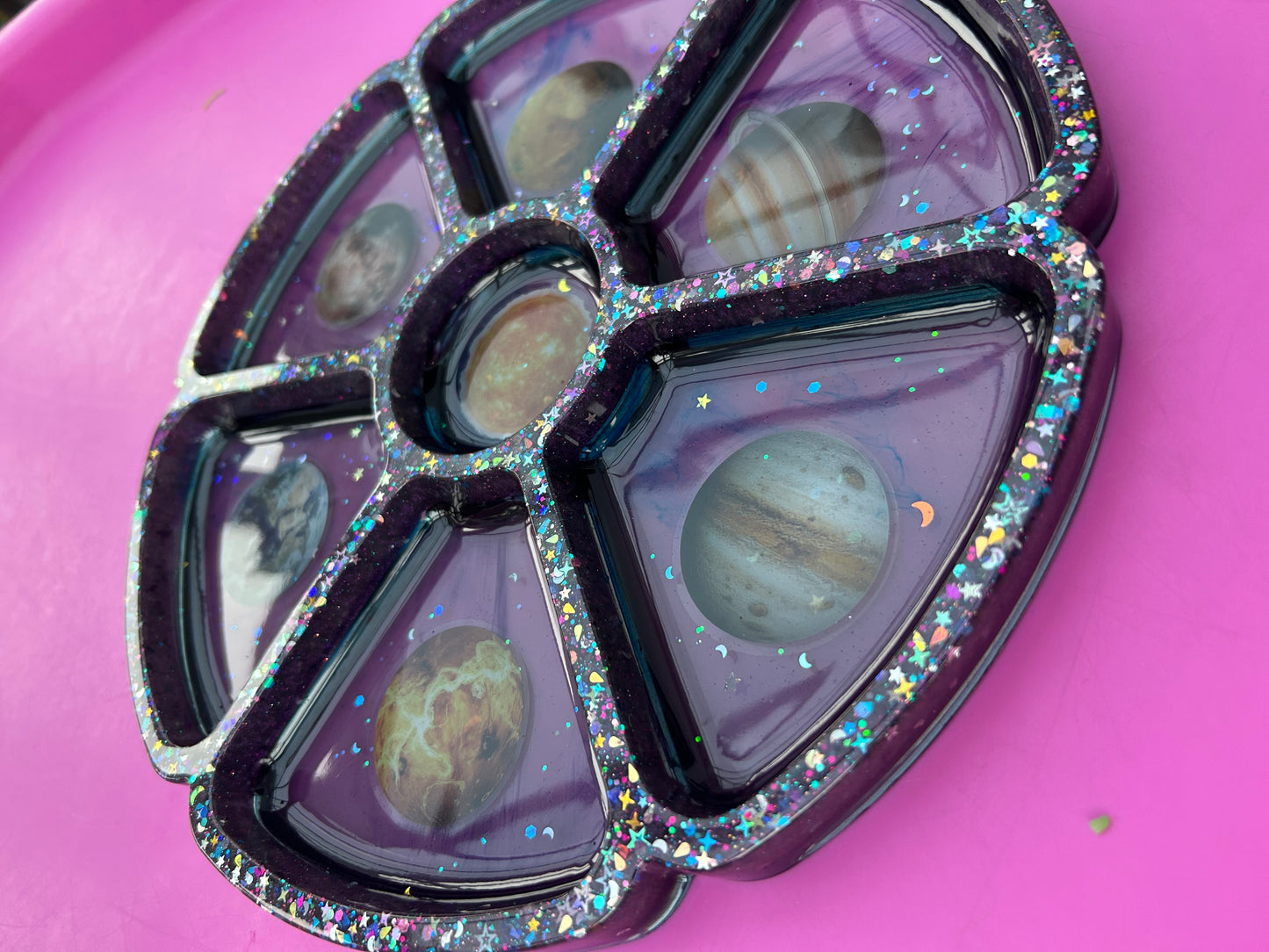 Large sectioned tinker tray / sensory tray