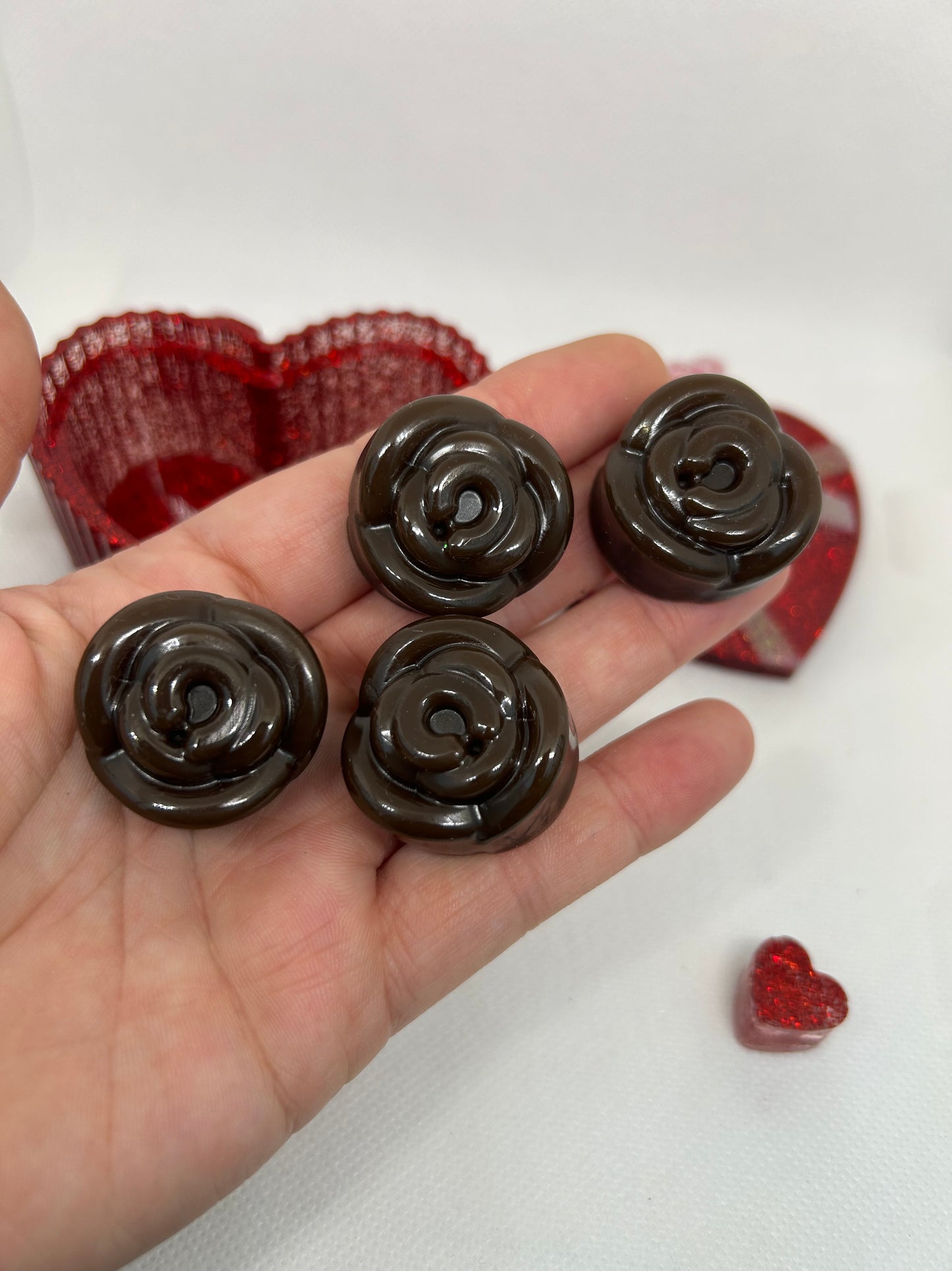 Chocolate box jar with chocolates