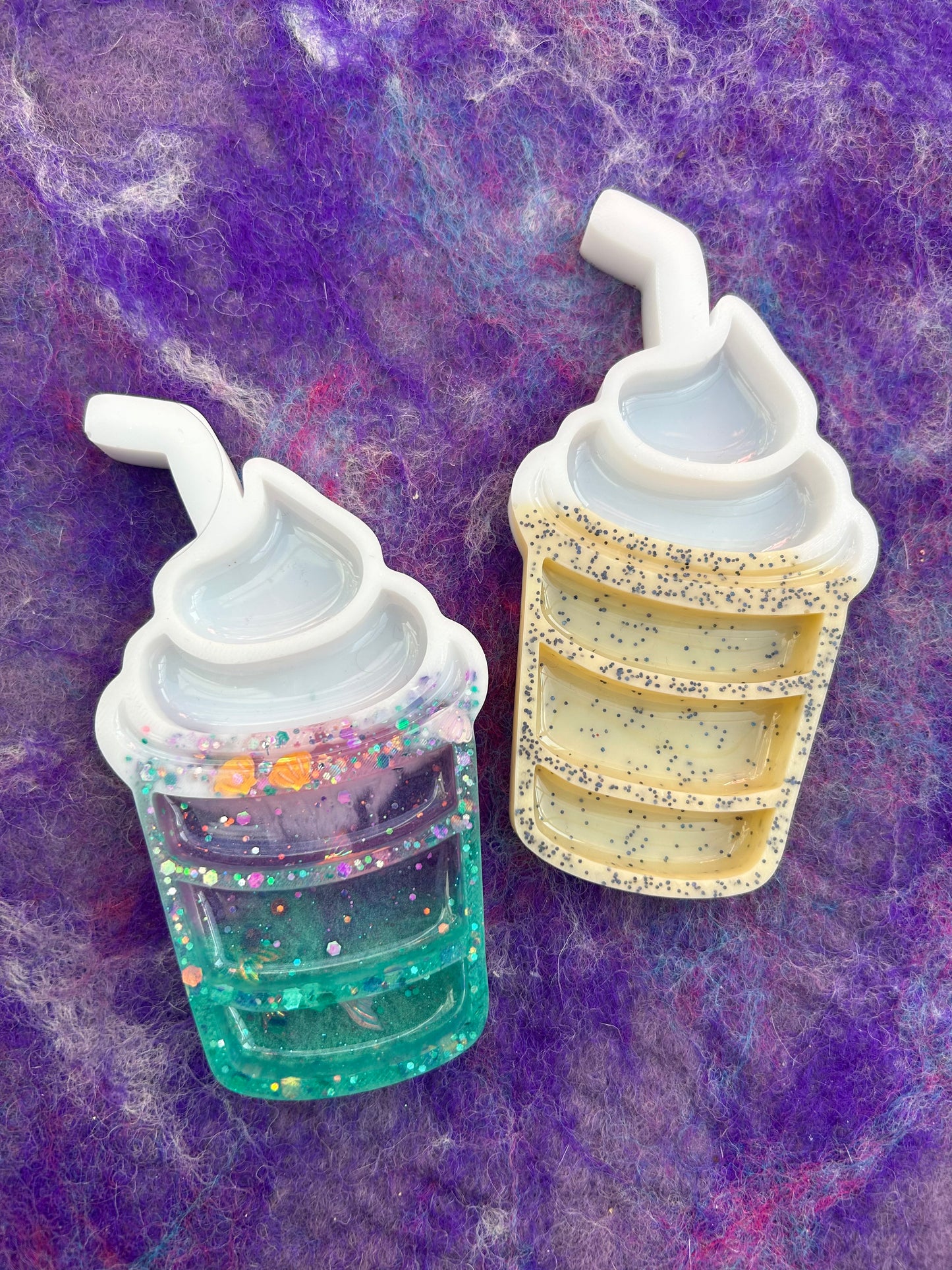 Milkshake sensory tray