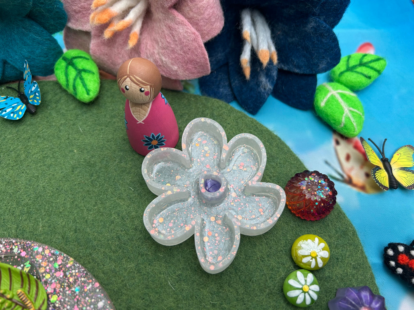 Flower sensory tray