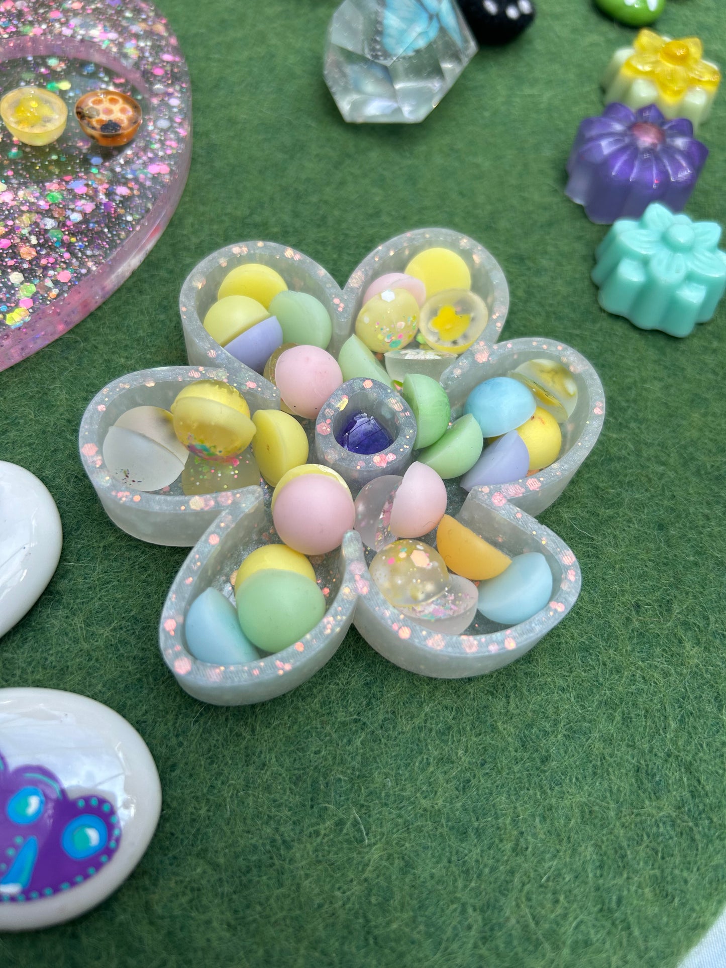 Flower sensory tray