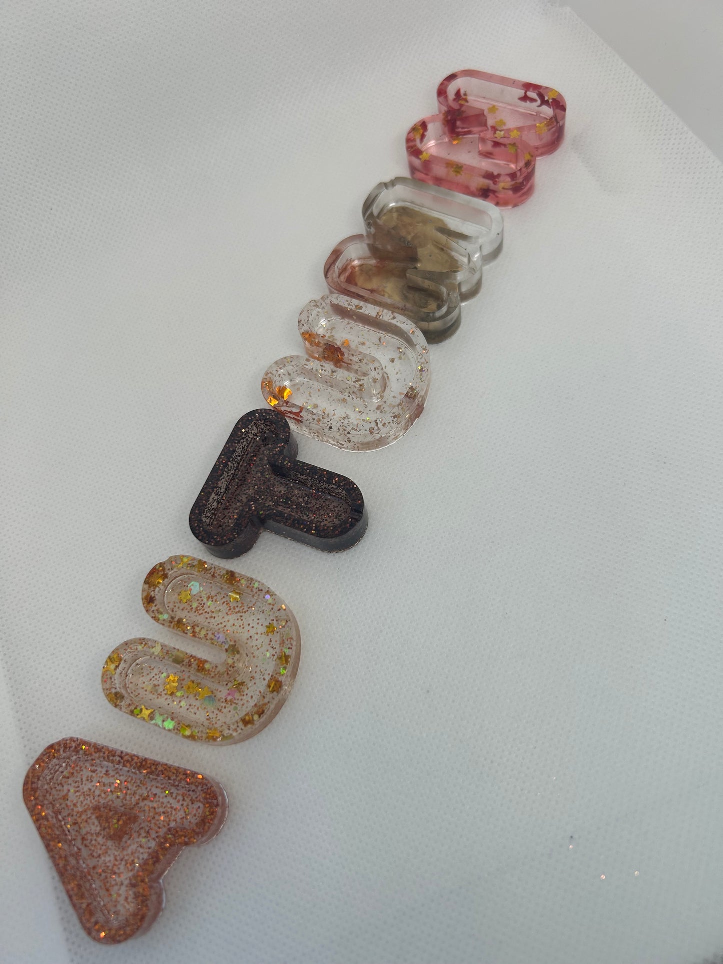 Custom words (mini tray capitals)