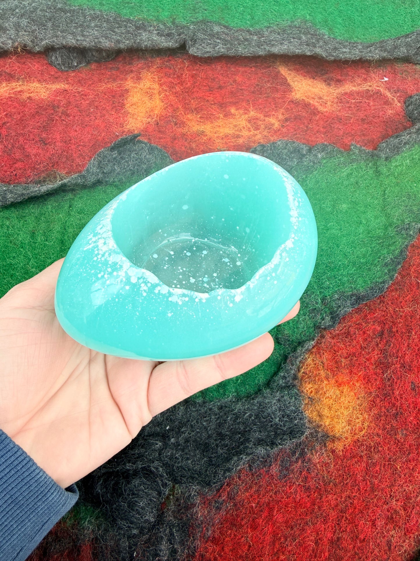 Ready made large dinosaur egg bowl
