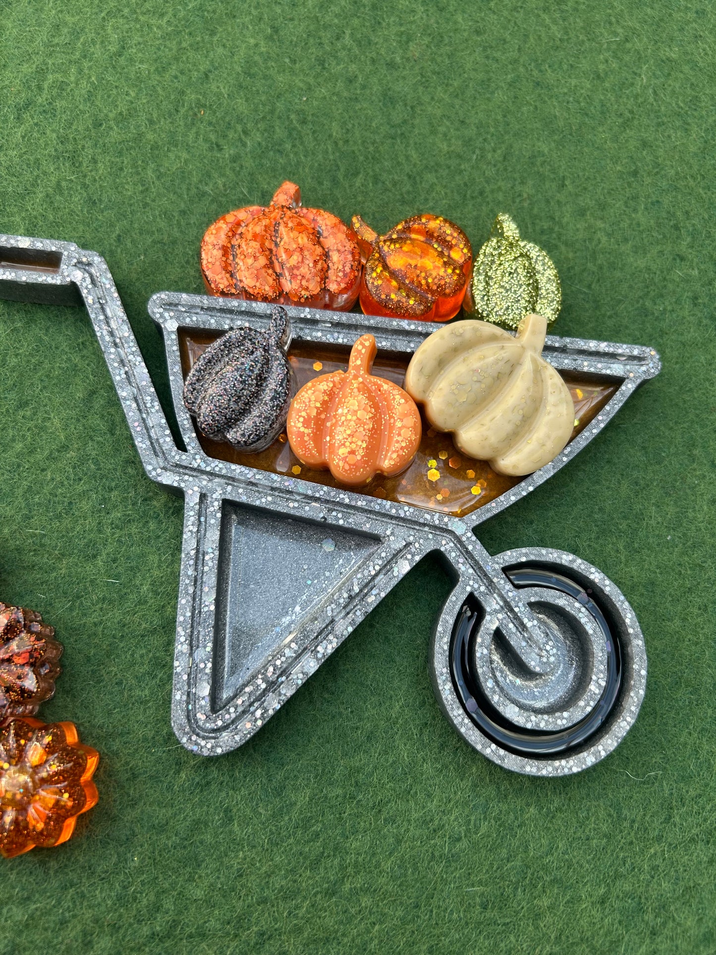 Wheelbarrow sensory tray