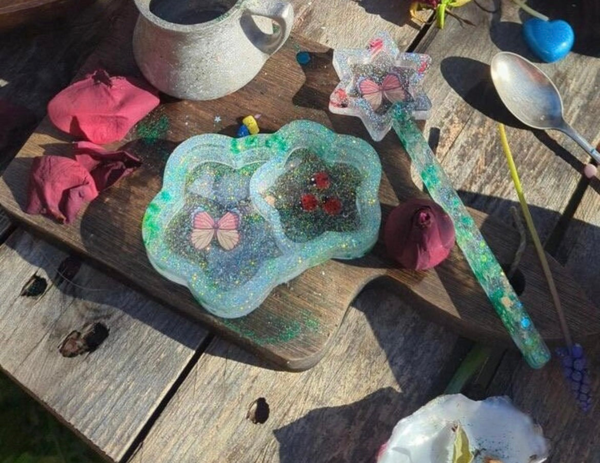Double star sensory tray