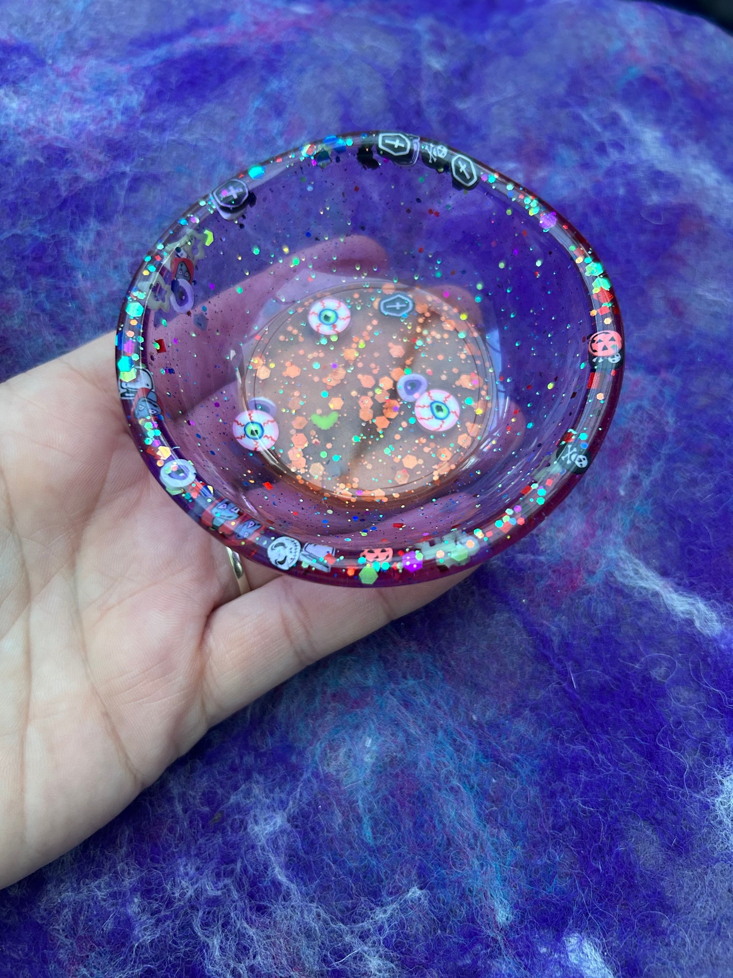 Ready made small spooky potion bowl