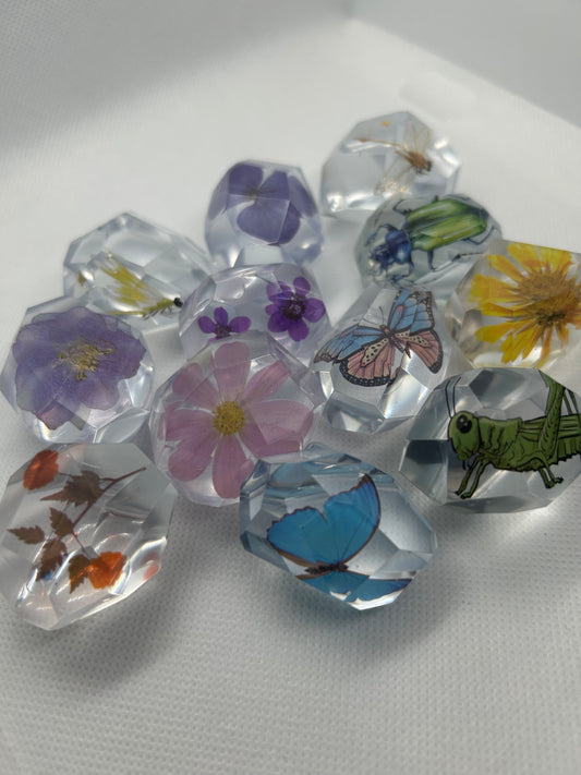 Clear garden gems
