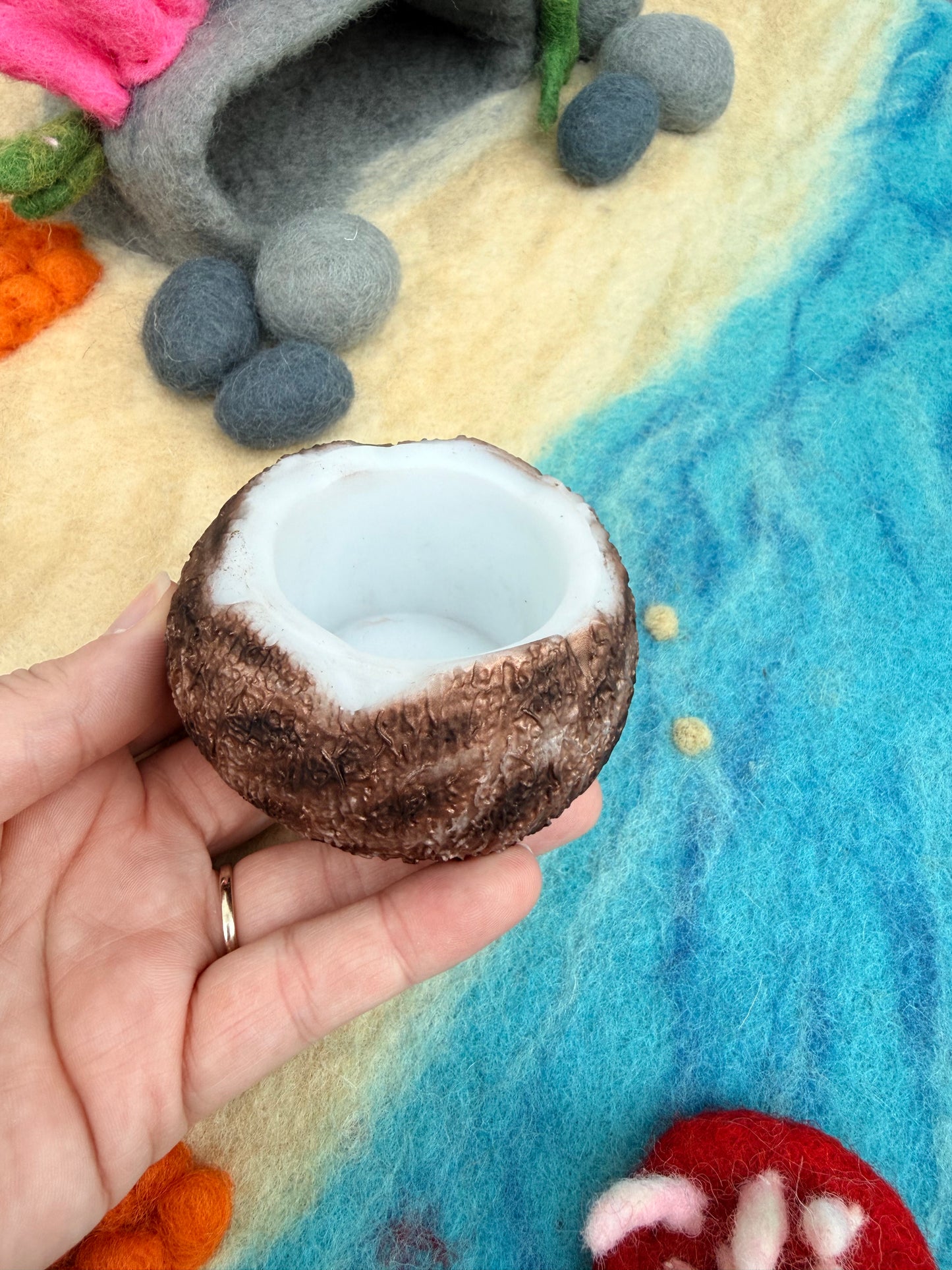 Ready made coconut bowl