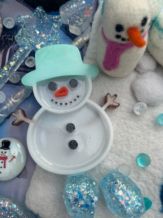 Snowman tray