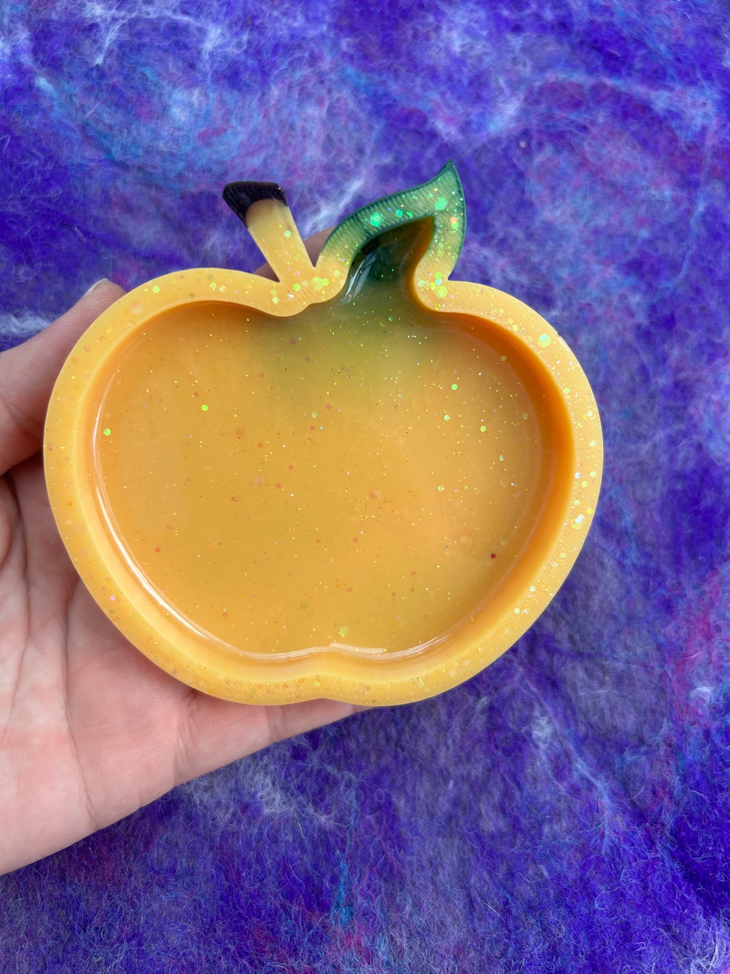 Peach sensory tray