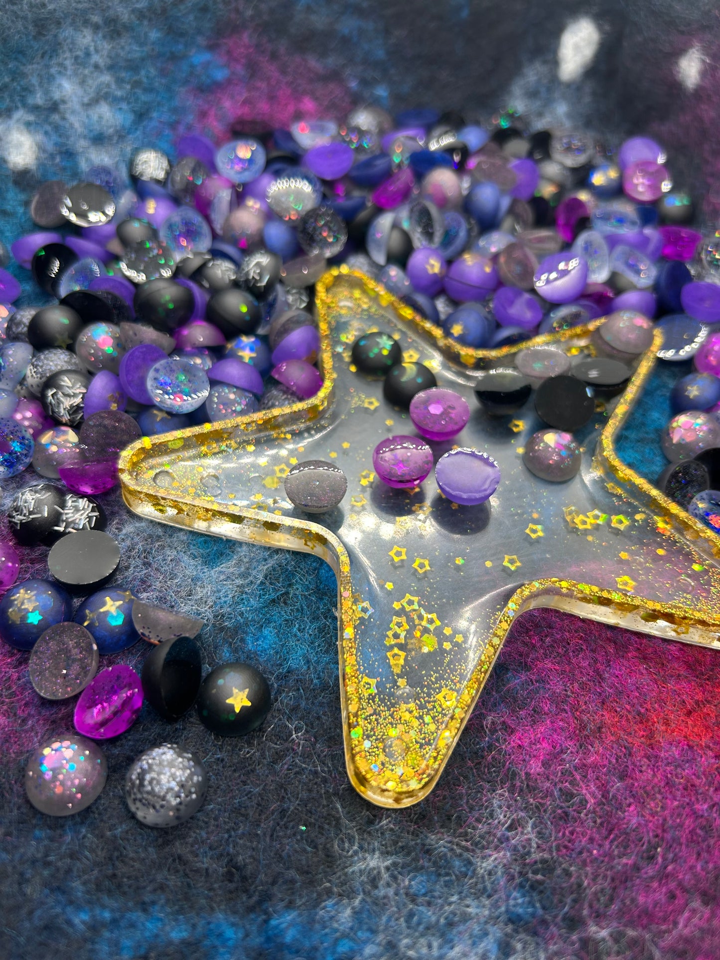 Space themed resin resources