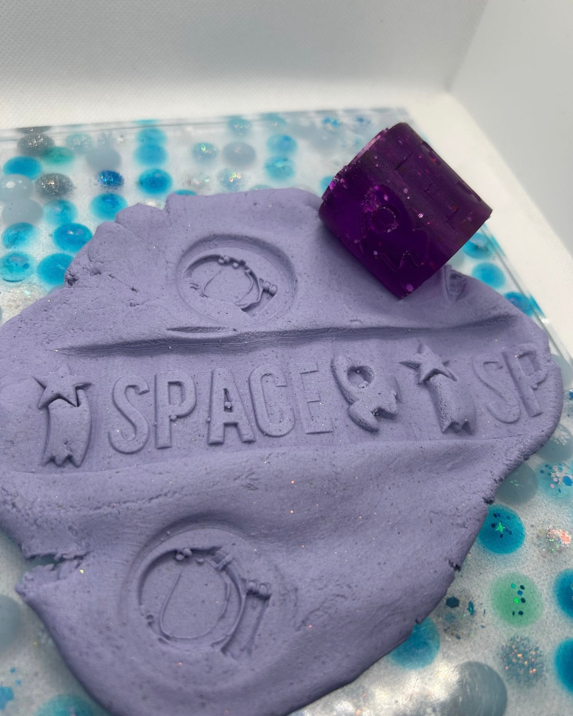 3D printed space playdough roller
