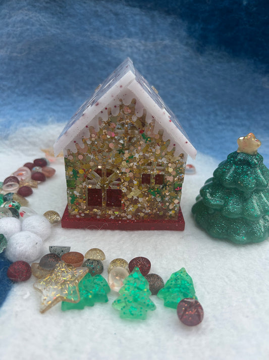 Slot together Christmas house