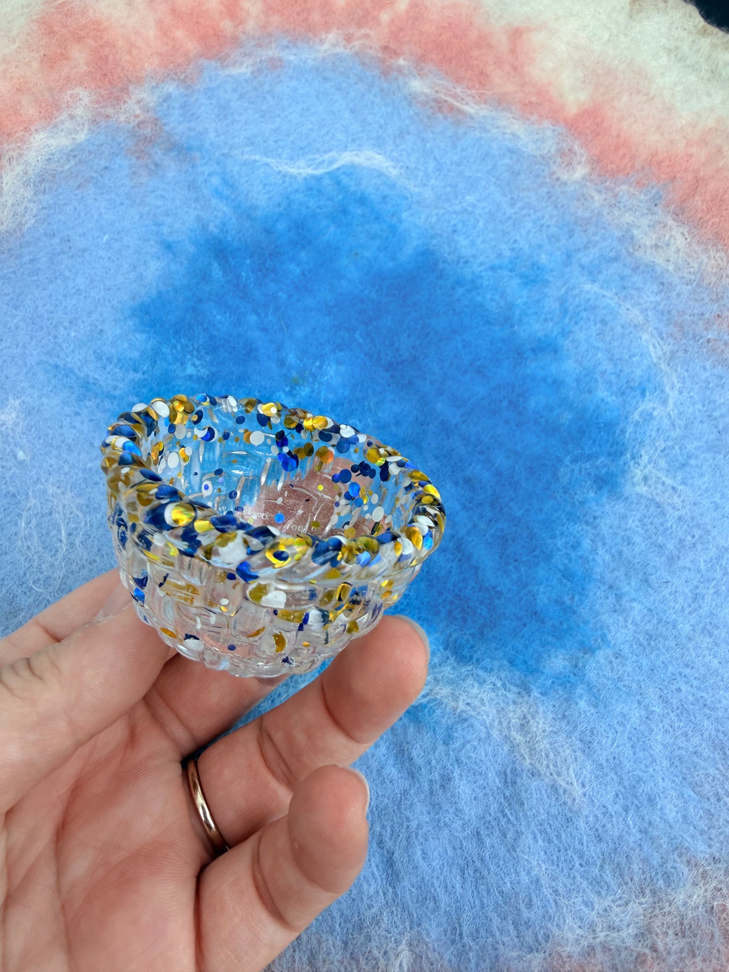 Ready made small wicker bowl