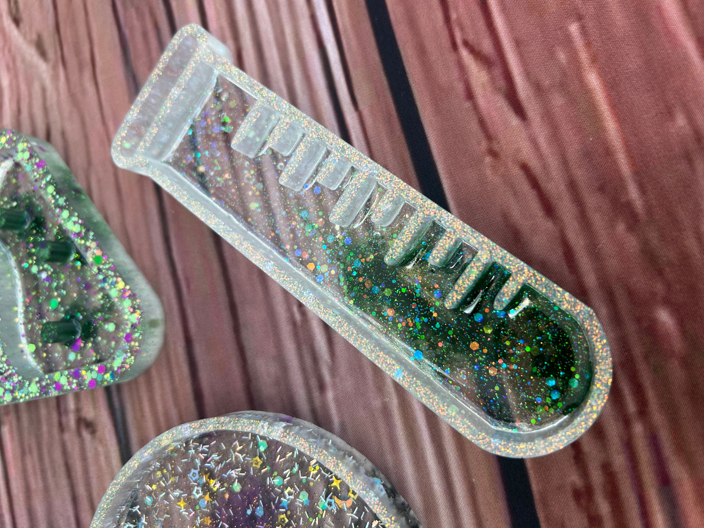 Science beakers sensory tray