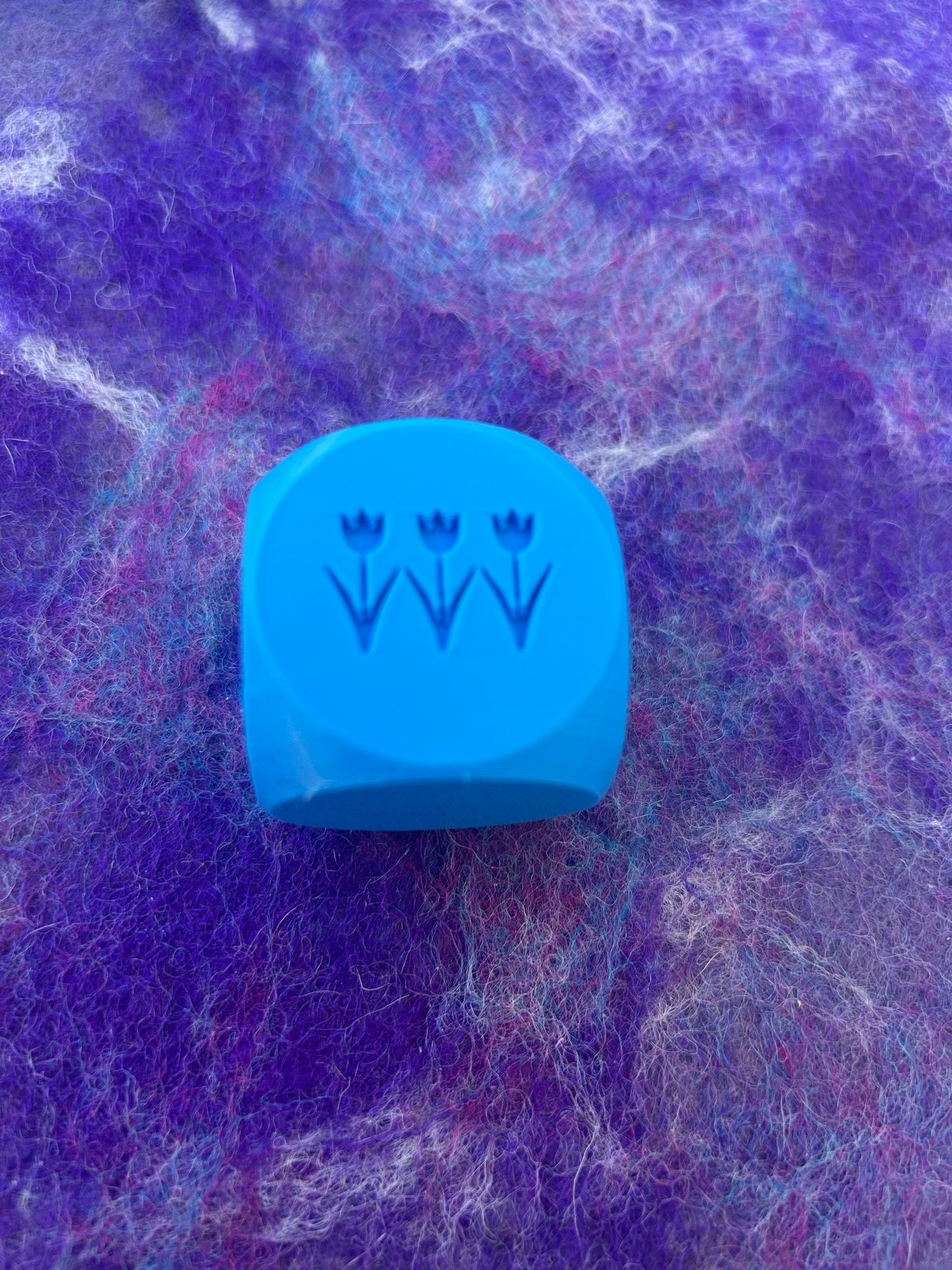 3D printed spring playdough cube