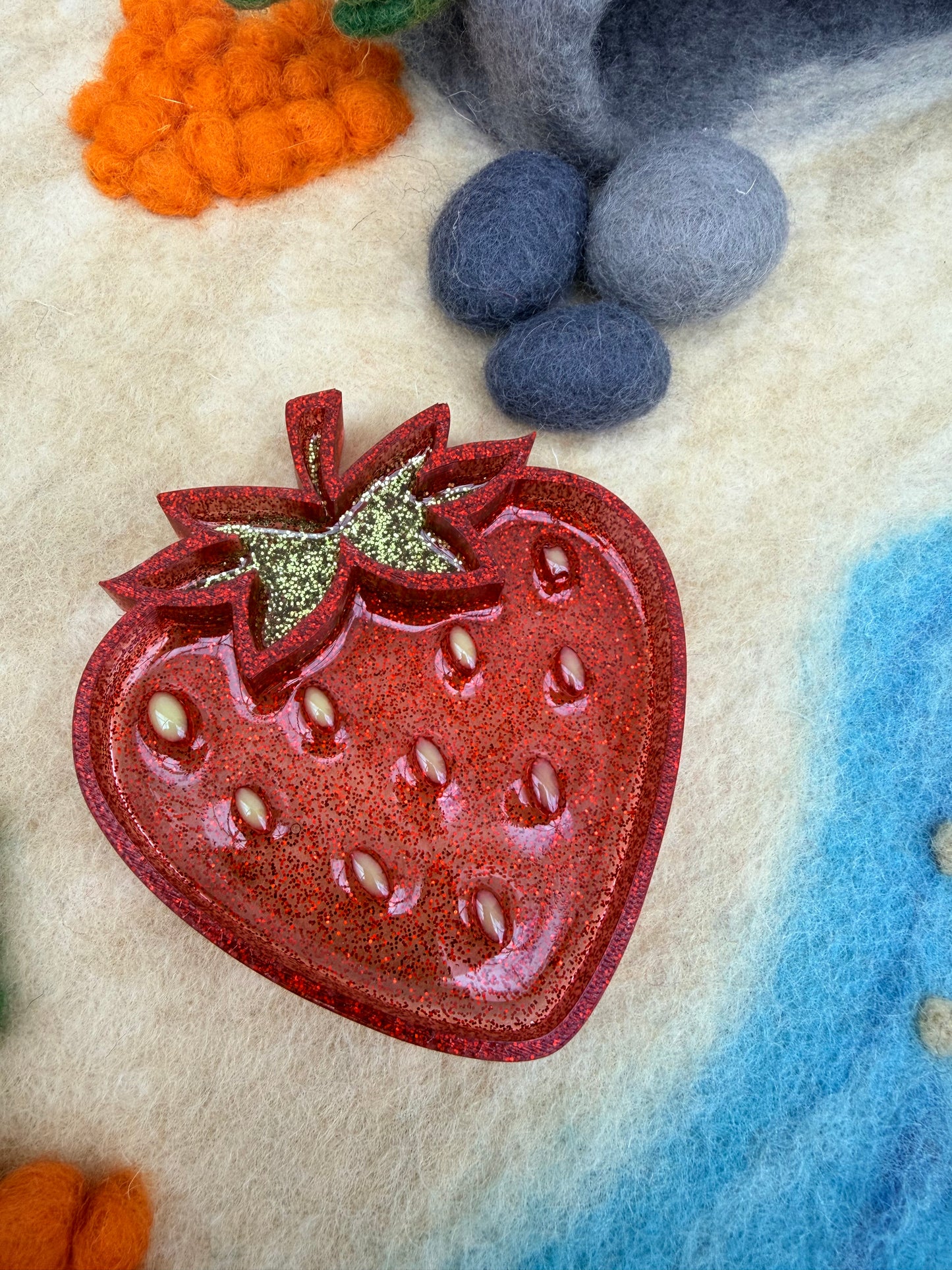 Ready made strawberry tray
