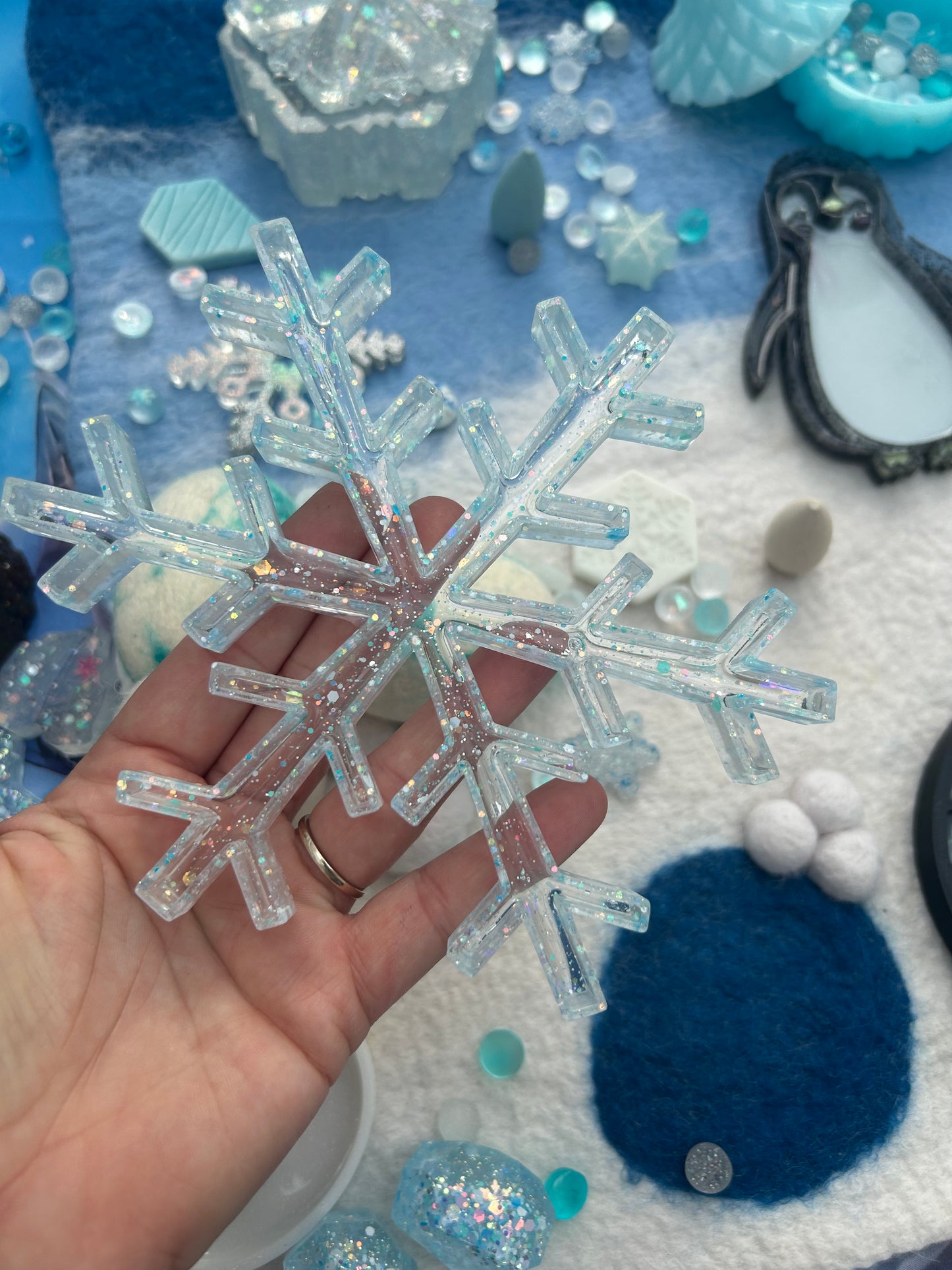 Snowflake tray