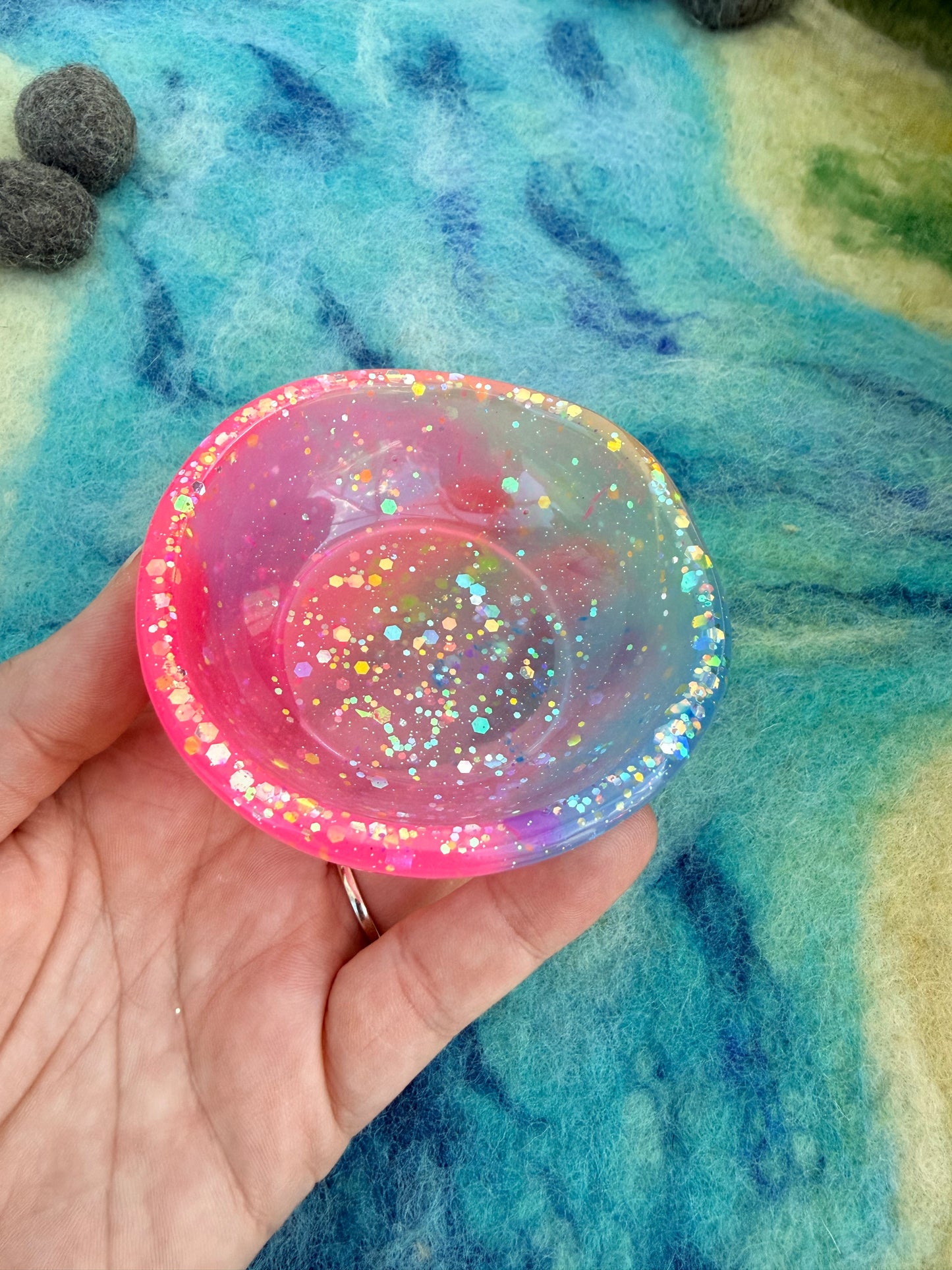 Ready made glow in the dark small potion bowl