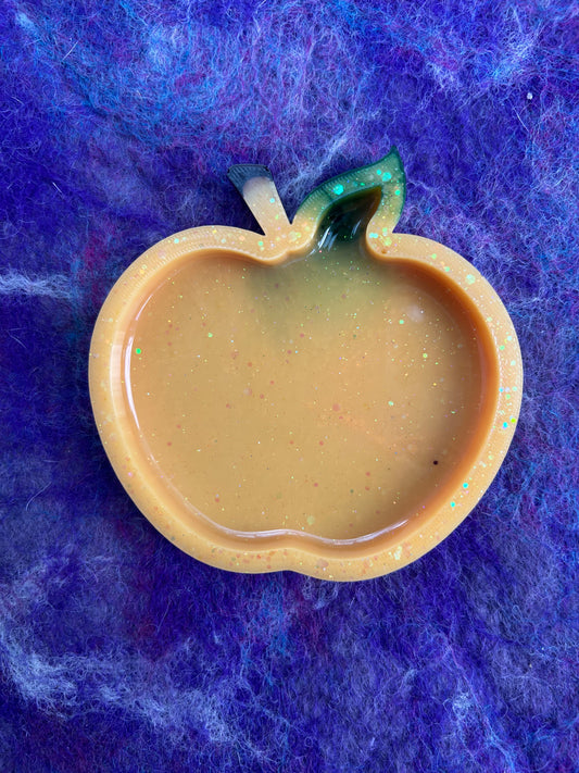 Peach sensory tray