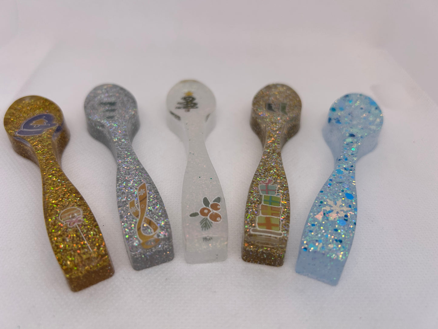 Xmas stirring spoons