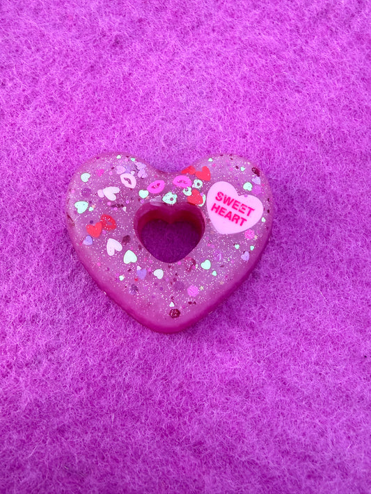 Ready made sweetheart doughnut