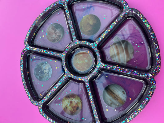 Large sectioned tinker tray / sensory tray