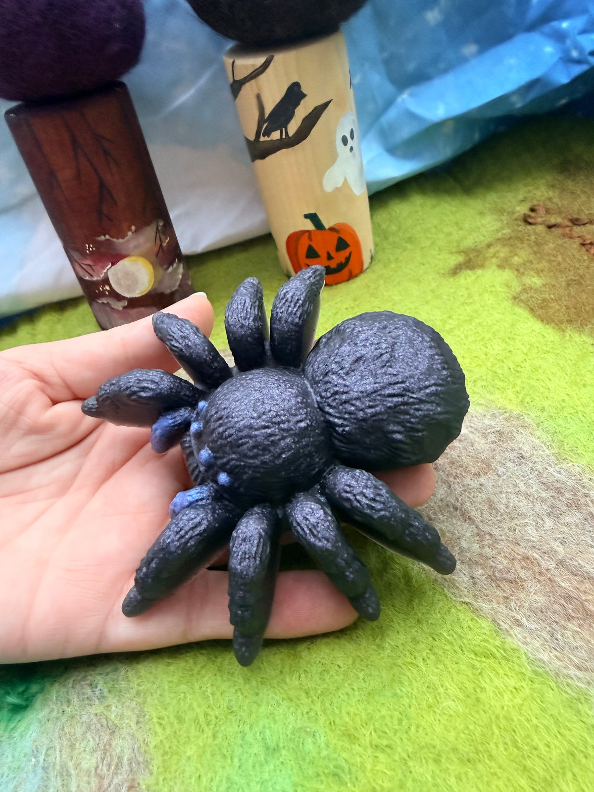 Large chunky spider