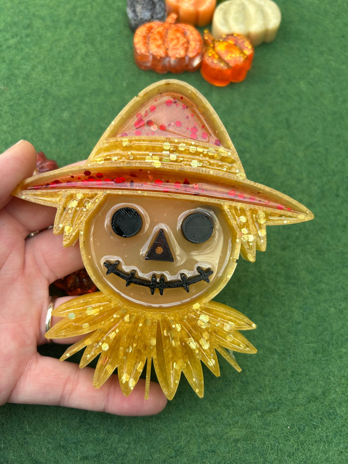 Scarecrow sensory tray