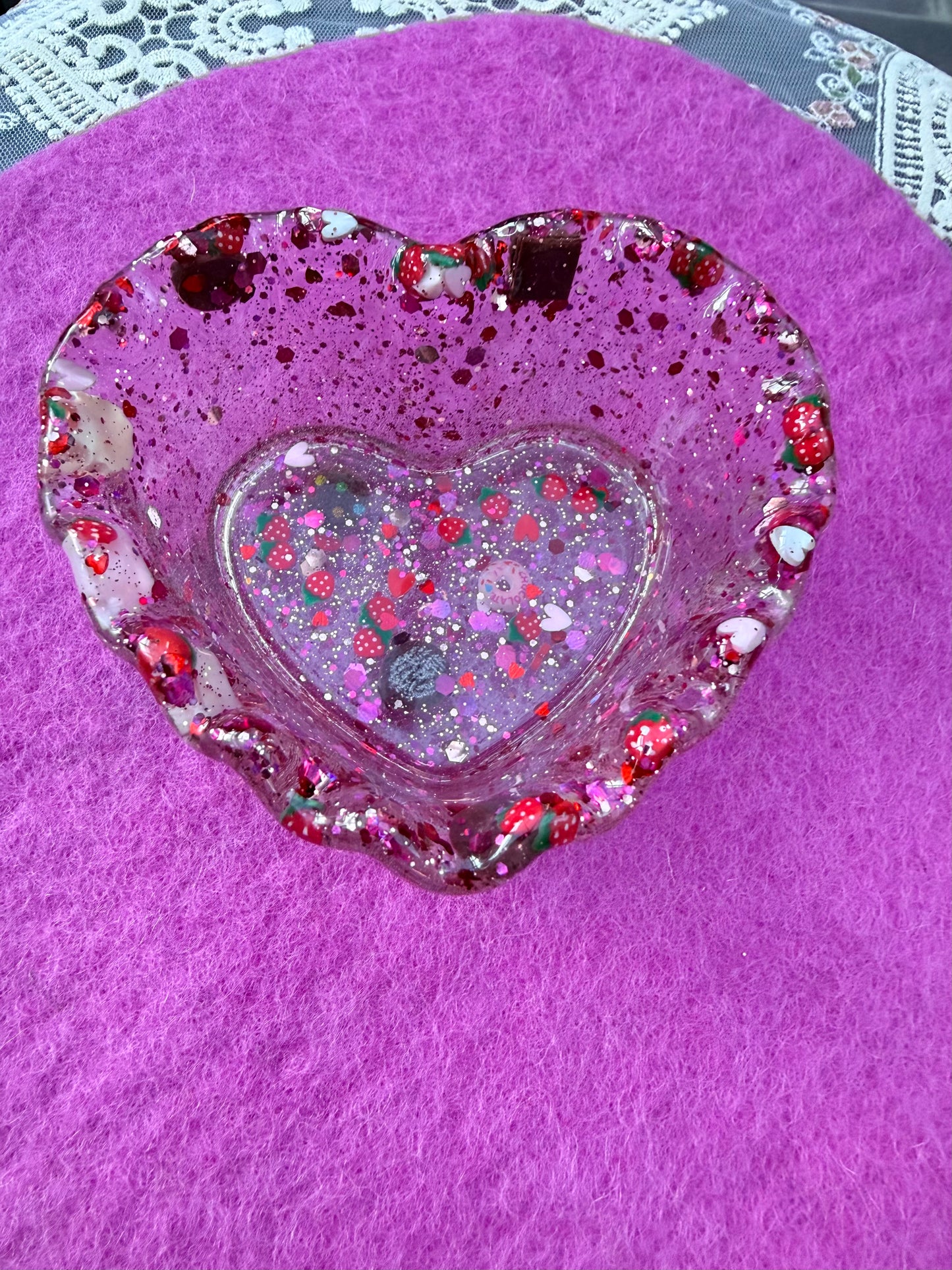 Heart shaped potion bowl
