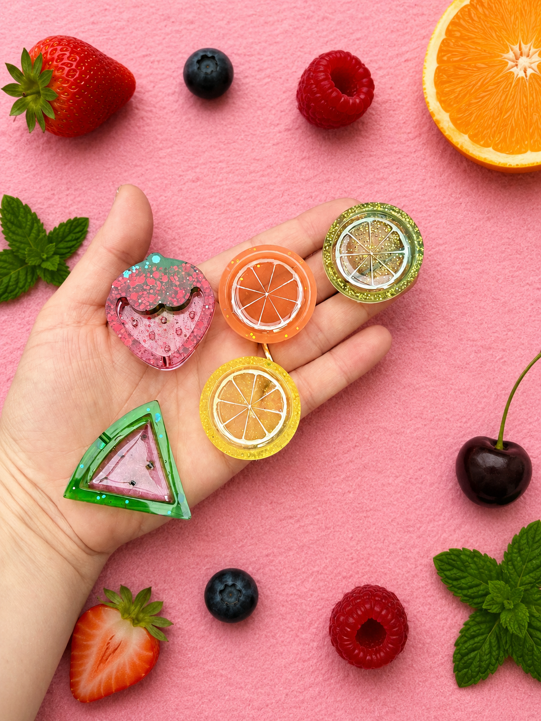 Fruity mini trays