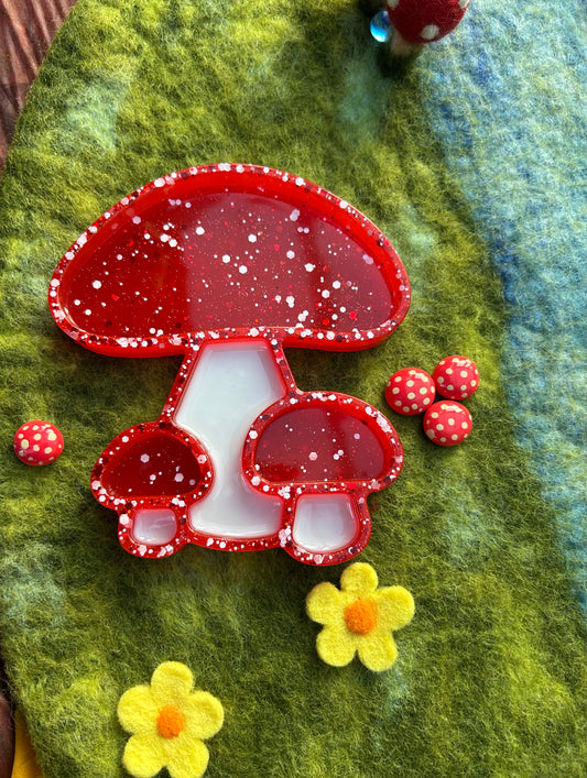 Toadstool tray