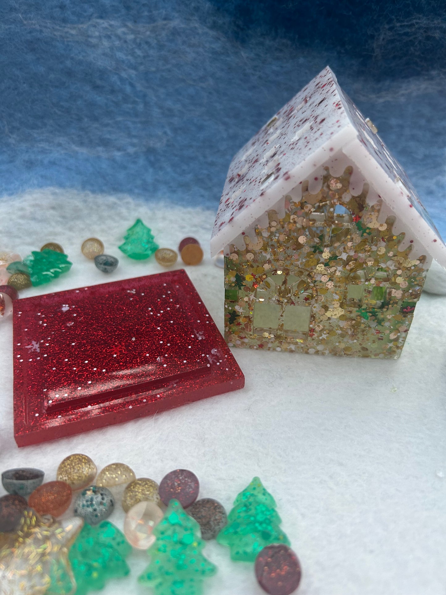 Slot together Christmas house