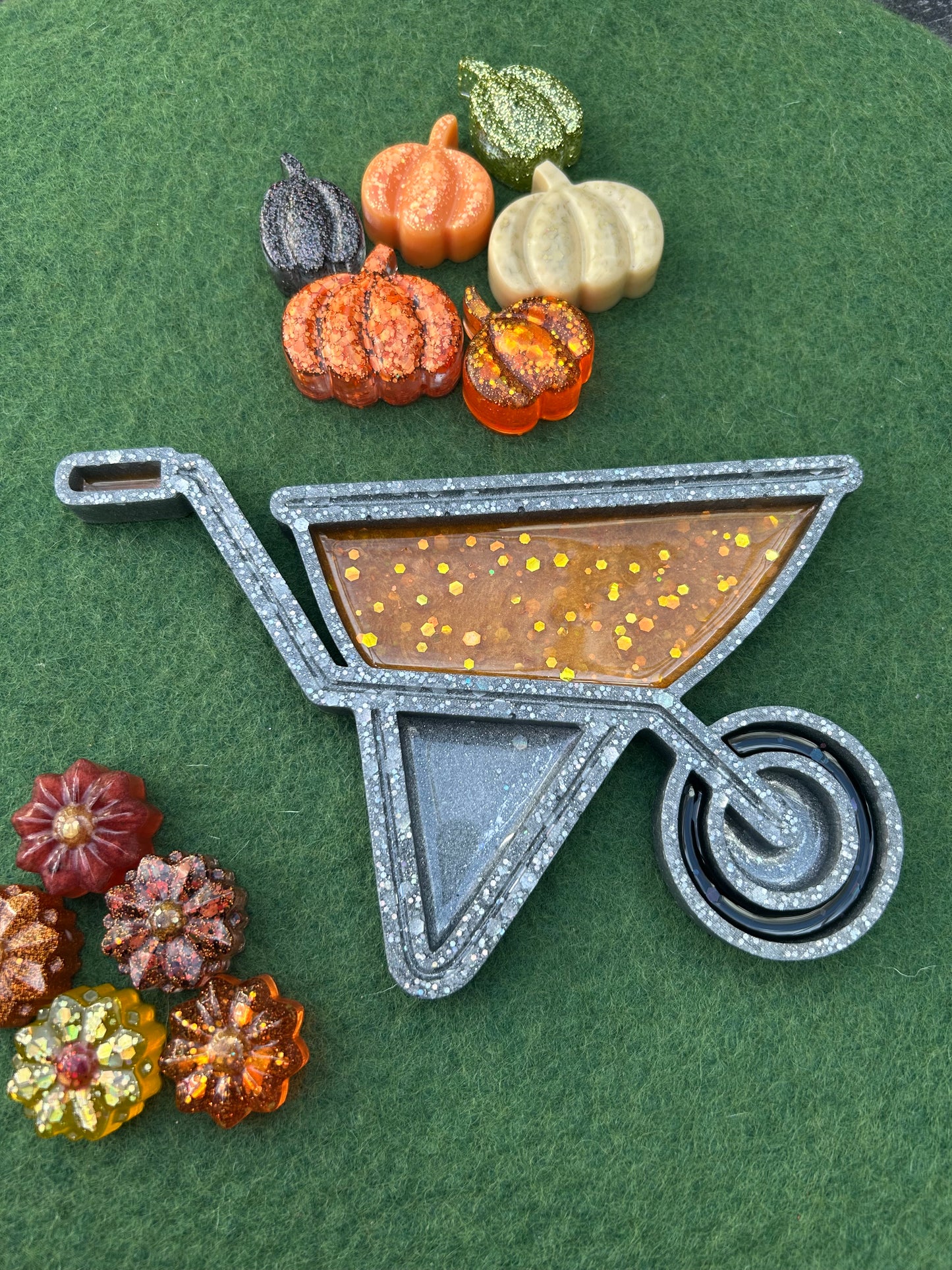 Wheelbarrow sensory tray