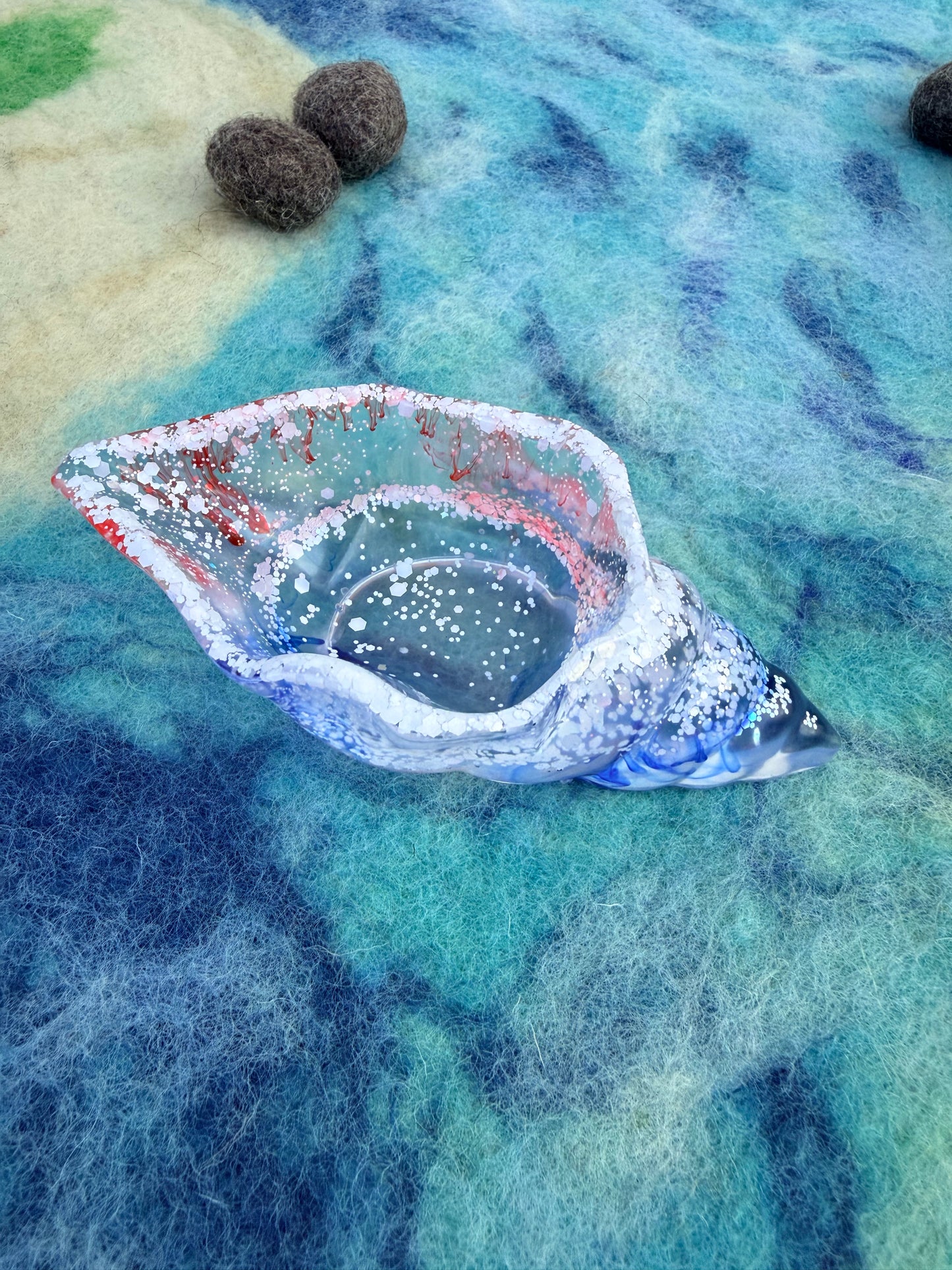 Ready made conch shell dish