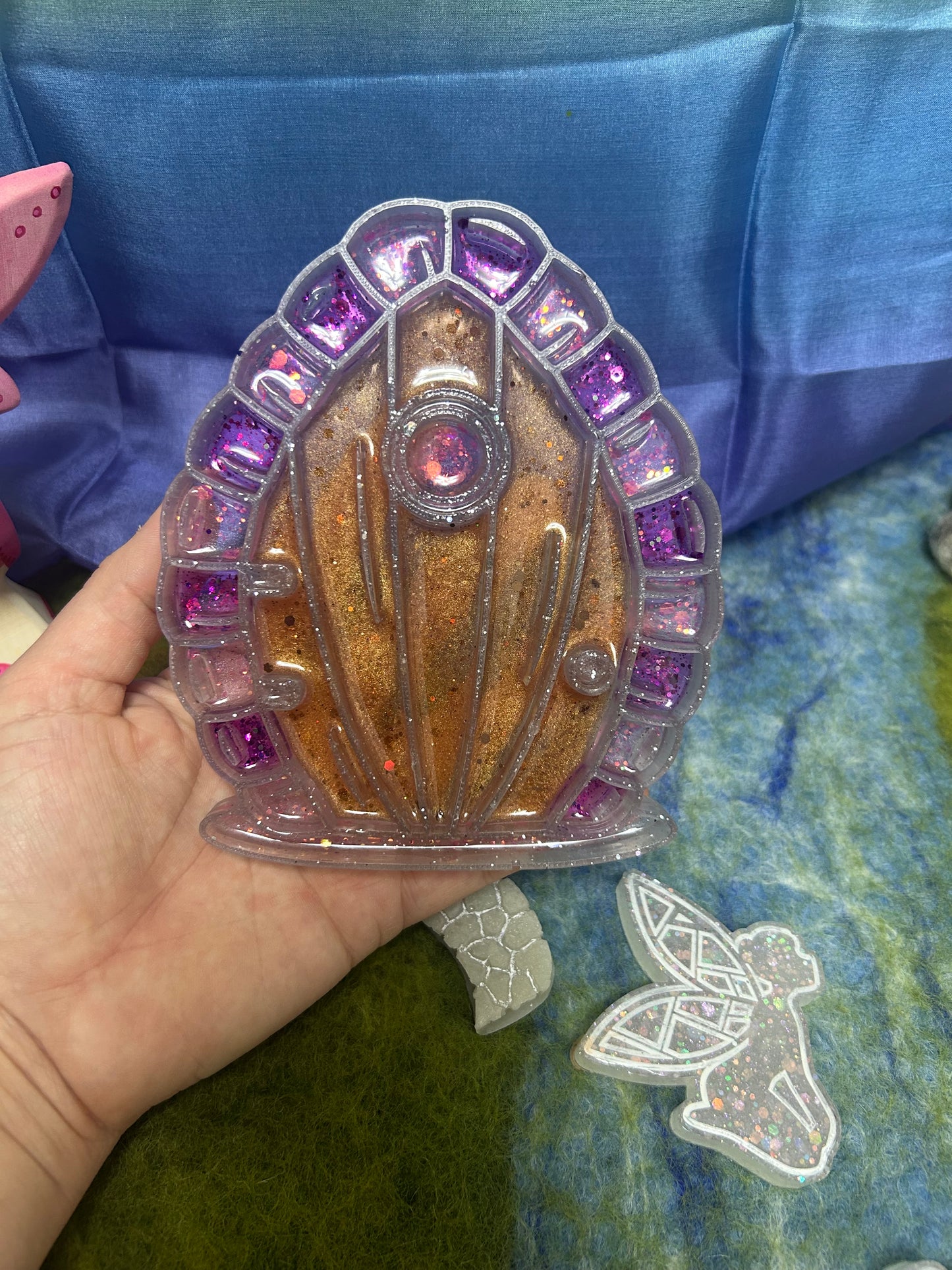 Fairy door sensory tray