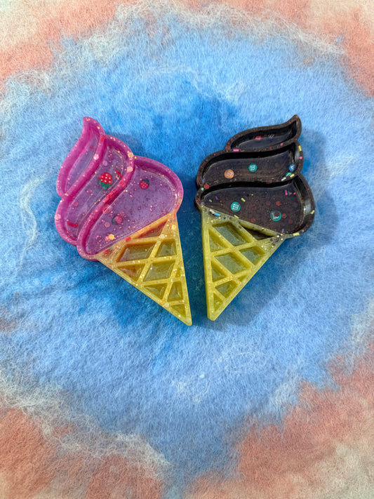 Ice cream sensory trays