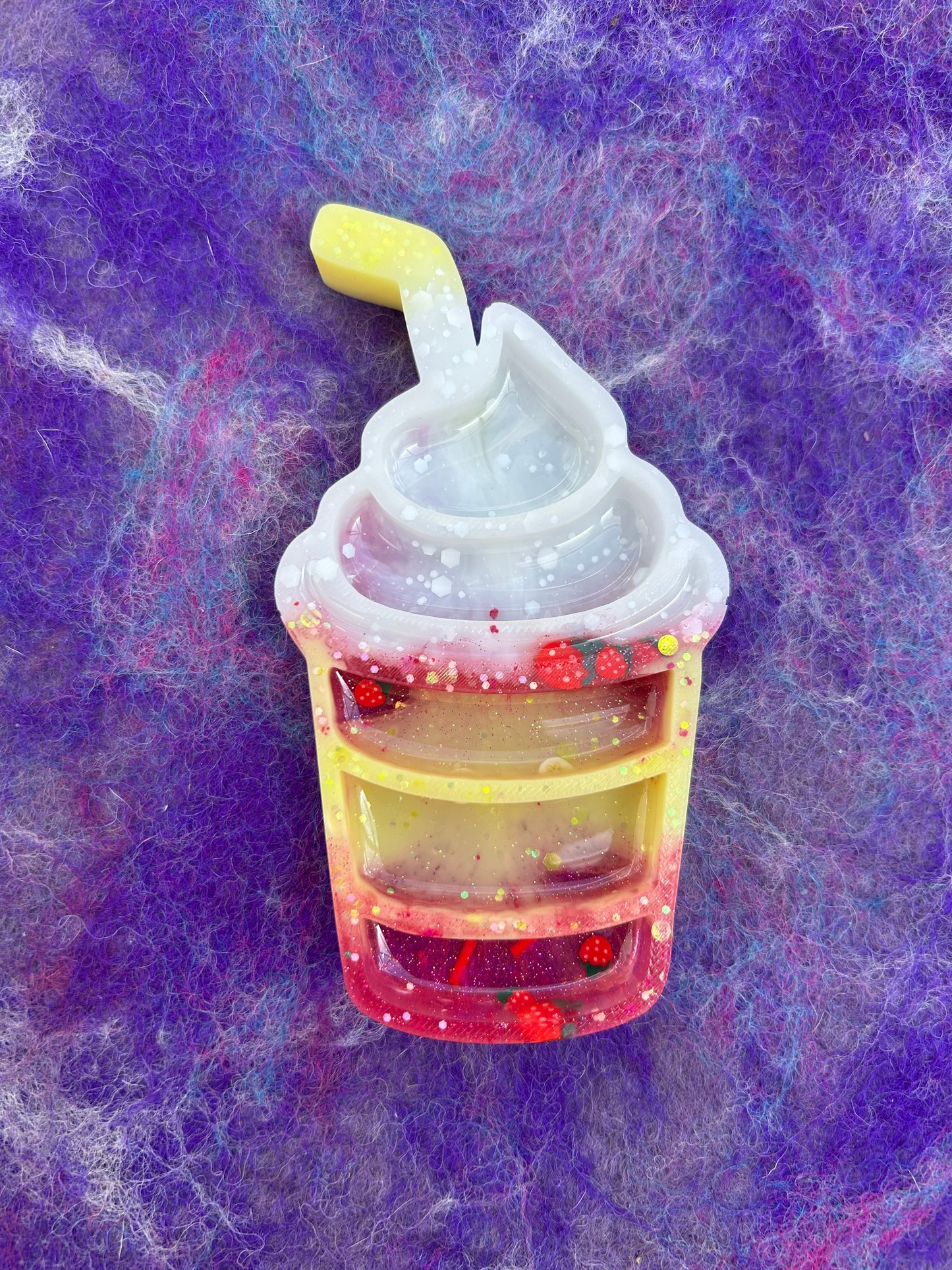 Milkshake sensory tray