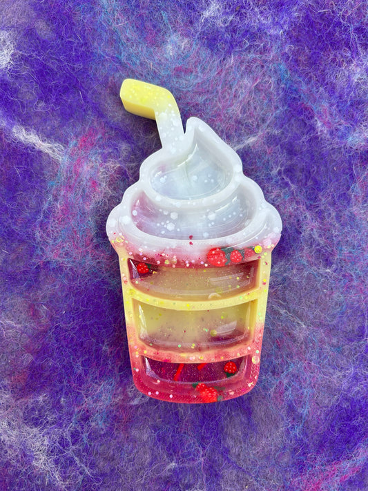 Milkshake sensory tray