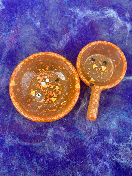 Ready made Halloween scoop & small potion bowl