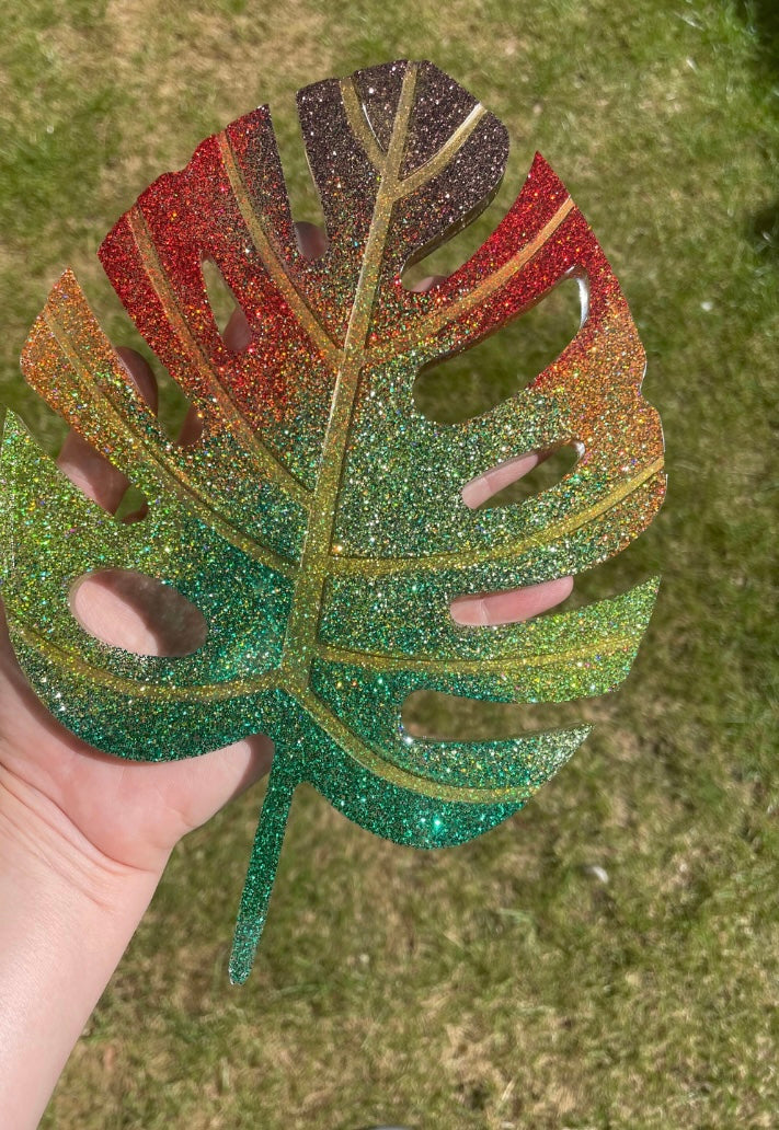 Large monstera leaf