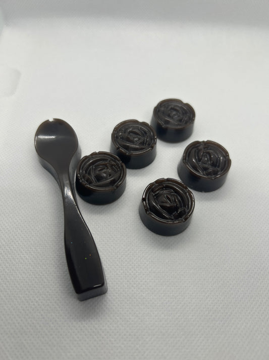 Seconds - chocolates & spoon
