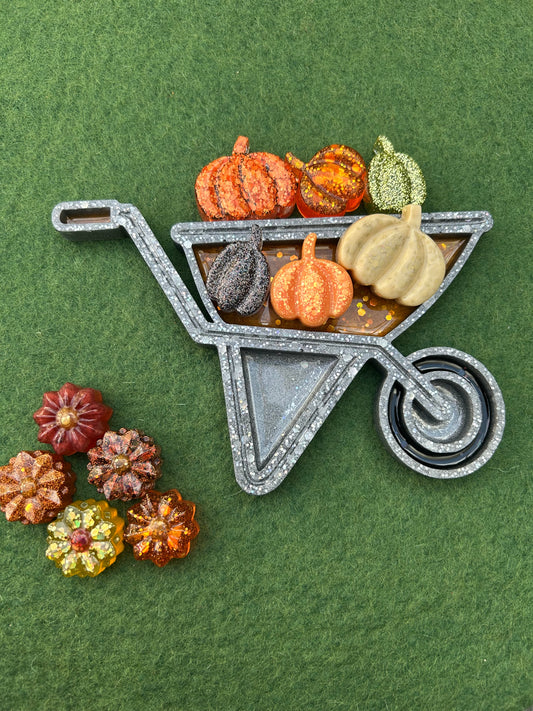 Wheelbarrow sensory tray