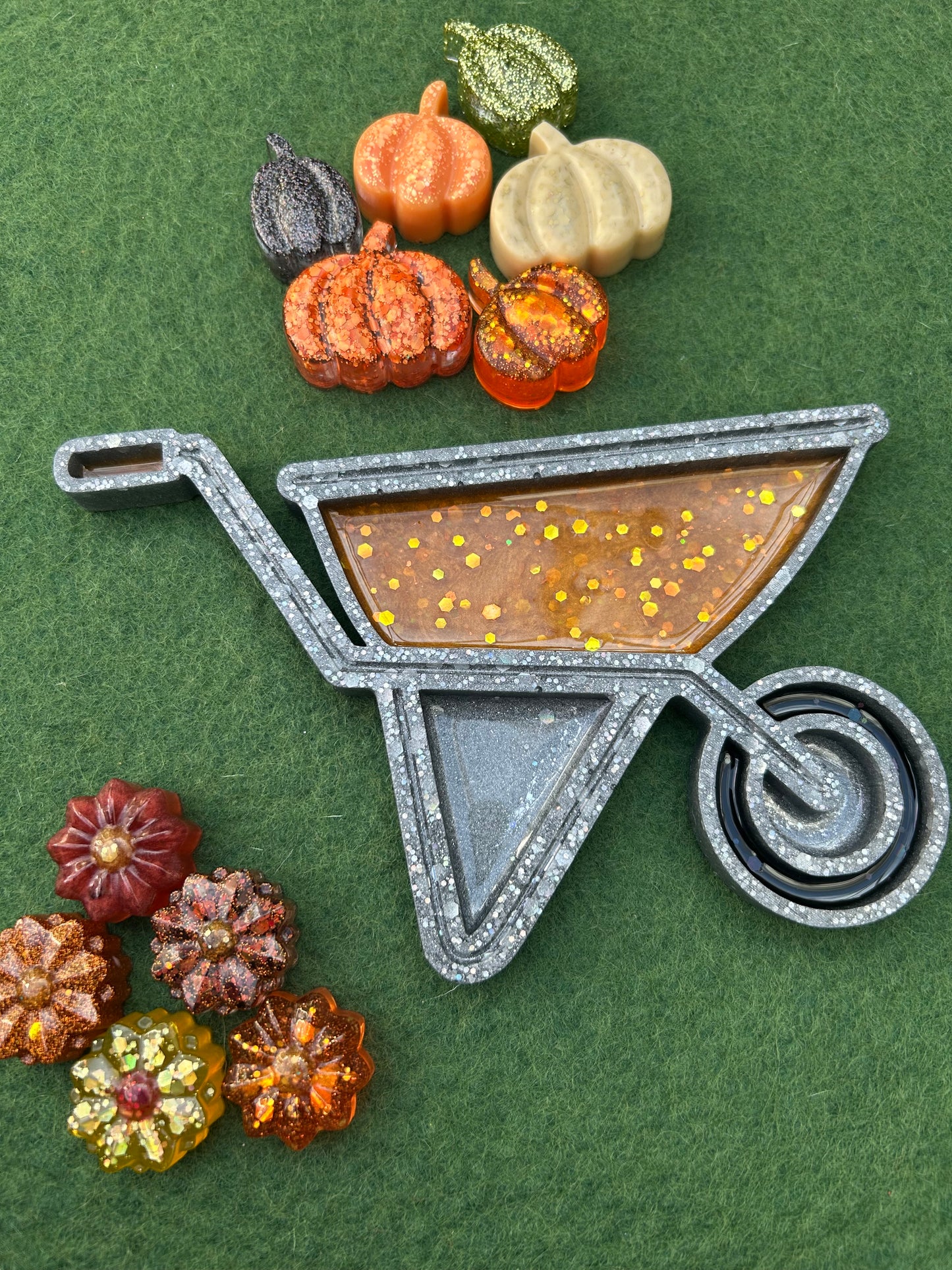 Wheelbarrow sensory tray