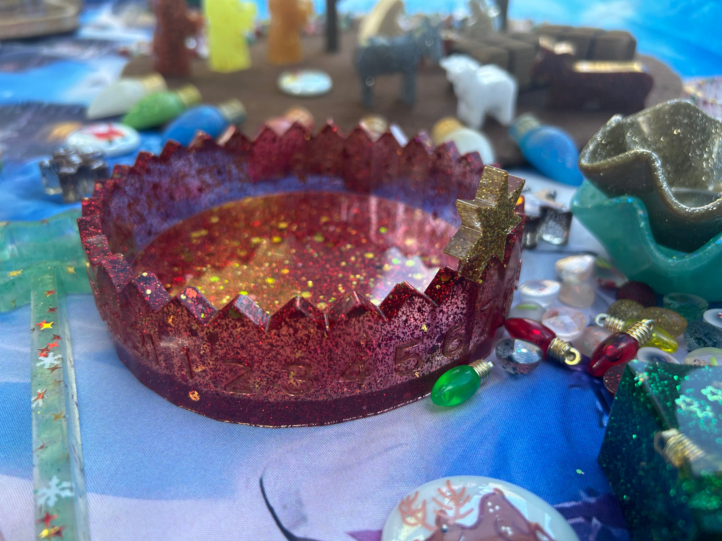 Christmas countdown bowl